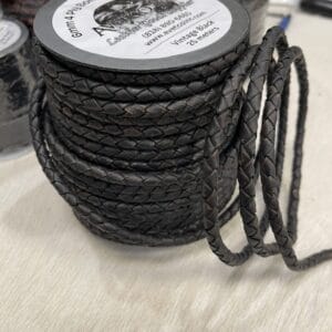 Braided Leather Cords 4 6mm Braided Leather Cords | 5 yds – 25 mt.