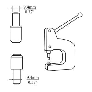 Rivet Tooling Set R002 – For Rivets R0026 & R0028
