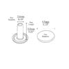Double Cap Rivet 65 x55 Outline-Avetco