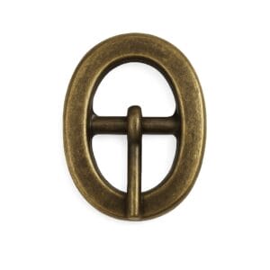 Y1007 Antique Brass Center Bar Buckle-Avetco Inc 0.63″| 16mm Center Bar Buckle Y1007