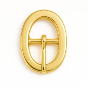 Y1007 Gold Center Bar Buckle-Avetco Inc 0.63″| 16mm Center Bar Buckle Y1007