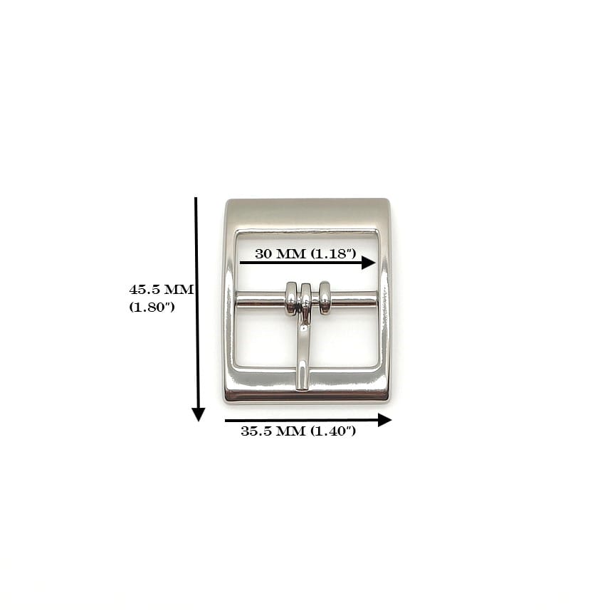 Y4004-Buckle-Size-30MM-1 1.18 inch, 30 mm Center Bar Buckles #Y4004-50/100pk