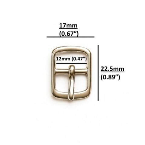 Y860012MM 0.47″ | 12mm Center Bar Buckle #Y8600-100pk