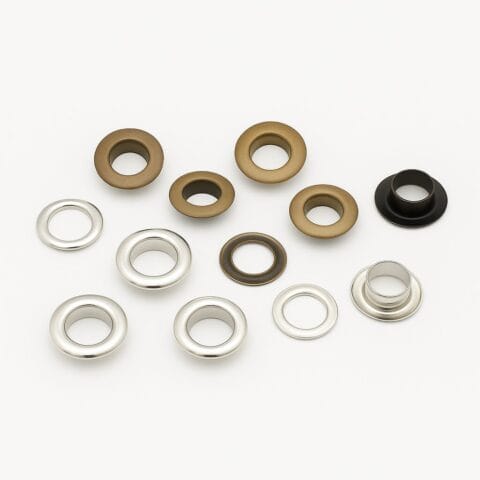 8.8mm Beveled Grommets EL2-Antique Brass and Nickel-Avetco 0.35″| 8.8mm Beveled Grommet EL2-39L – 200 PCs