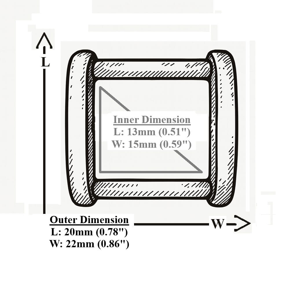 AK85 15mm Rectangular Ring – Group Shot