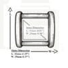 AK85-25mm-Illustrated Diagram-Avetco AKA85 25mm Rectangular Ring – All Three Finishes