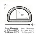 L7458-38mm-Illustration Diagram-Avetco 38mm |1.5″ D Ring #L7458- 50PCs