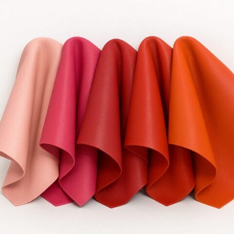 Reds, Oranges & Pinks Lambskin