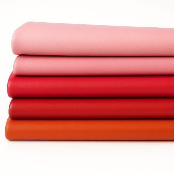 Red cow leather – 3 oz Milano Reds, Oranges & Pinks collection by Avetco