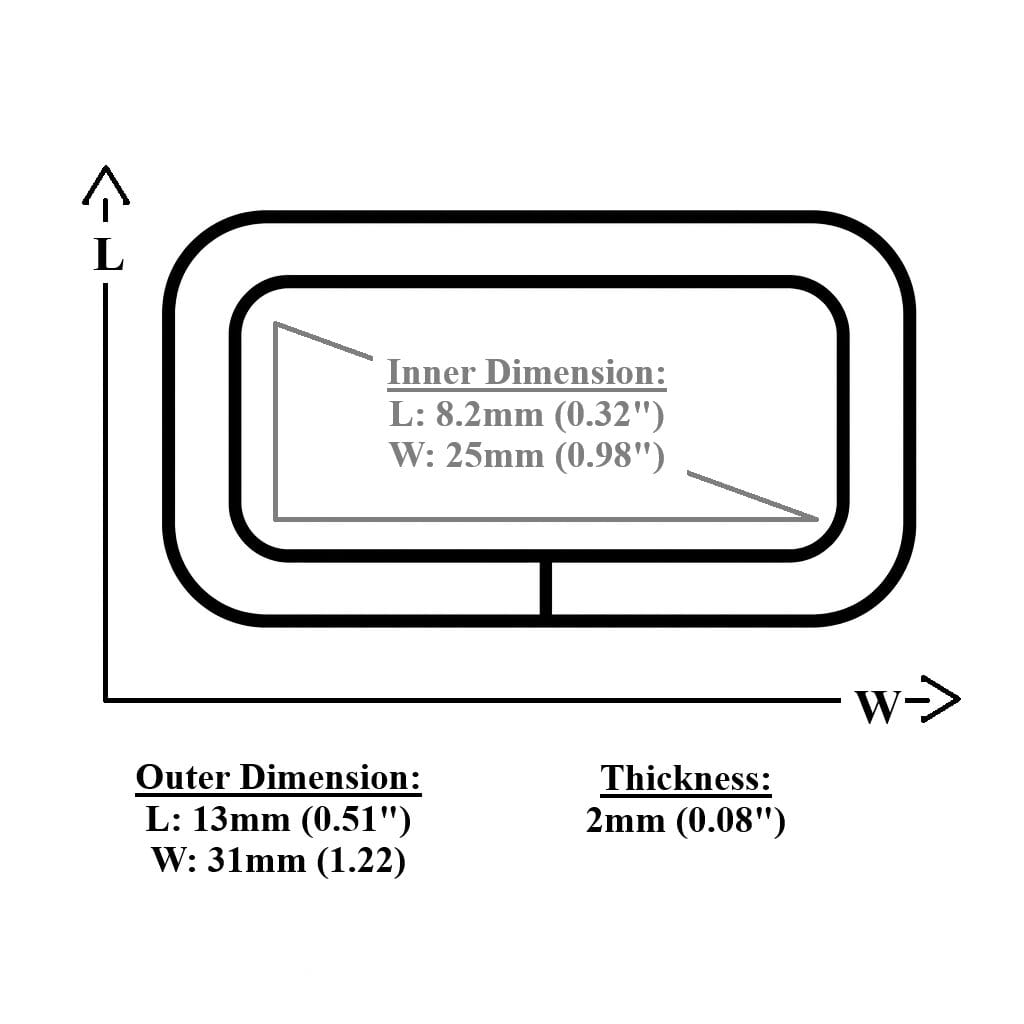 Y7466-25mm-Illustrated Diagram-Avetco Y7466 25mm Rectangle Ring – Group Image