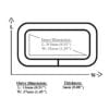 Y7466-32mm-Illustrated Diagram-Avetco Y7466 32mm Rectangle Ring – 3 Finishes