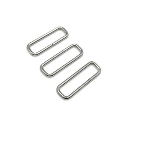 Y7466 Rectangle Ring Economy Nickel 1 20mm | (0.79″) Rectangle Ring # Y7466- 100PCs – NICKEL