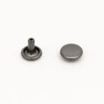 double-cap-rivet-gunmetal-9mm-cap-8mm-post-avetco Double Cap Rivets 9 x 6mm | 500 Sets – R0036