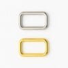gold_nickel_rectangle_rings_comparison Gold and nickel Y6000 rectangular rings displayed together for color comparison