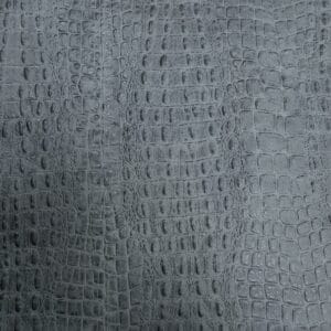 Avetco- Oltu Cow Leather Embossed-Silver Blue Oltu Crocodile Embossed 3oz Cow Leather – Neutral Tones | 22-24 SF.