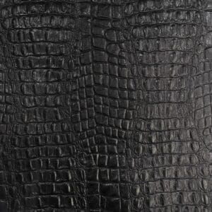 Avetco- Oltu Cow Leather Embossed Black Oltu Crocodile Embossed 3oz Cow Leather – Neutral Tones | 22-24 SF.