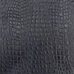 Avetco- Oltu Cow Leather Embossed-Navy Blue Oltu Crocodile Embossed Cow Leather – Neutral Tones- Rough Cut by 2 SF.