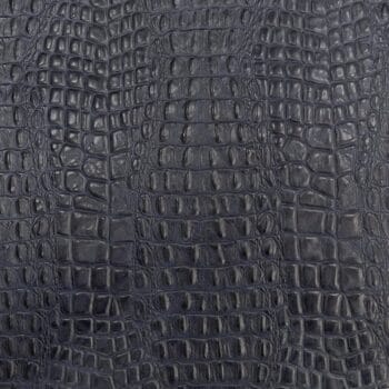 Oltu Crocodile Embossed Leather in Navy Blue – Avetco
