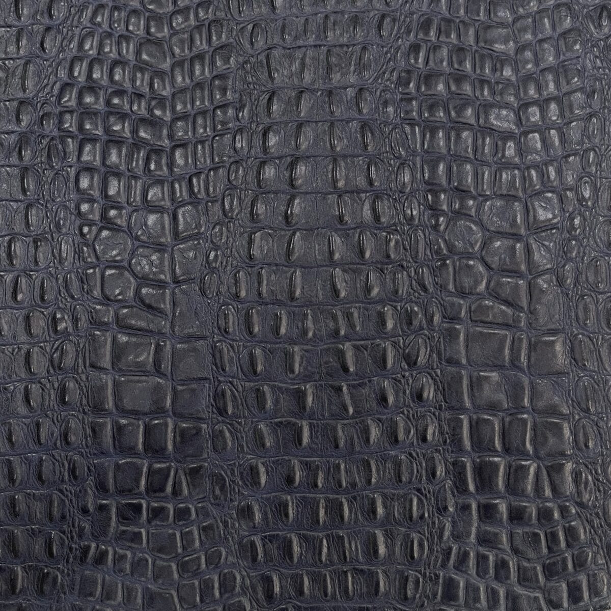 Oltu Crocodile Embossed Leather in Navy Blue – Avetco