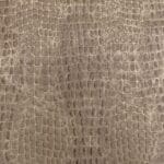 Avetco- Oltu Cow Leather Embossed Sand Oltu Crocodile Embossed Cow Leather – Neutral Tones- Rough Cut by 2 SF.