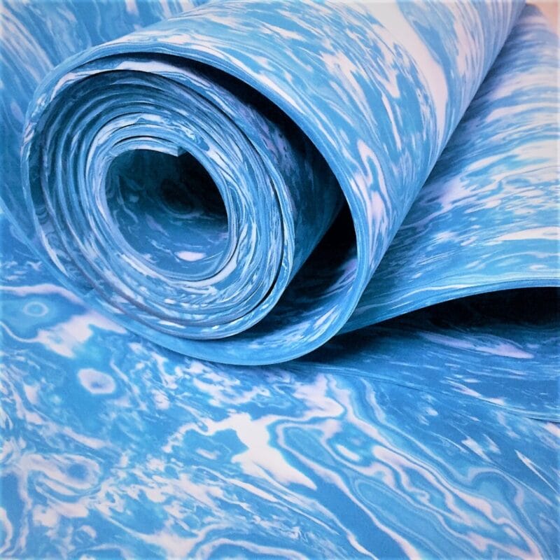 SP1052-4mm Aqua Blue eva foam 25 E200 EVA foam roll 4 mm thickness hardness 25‑30° Shore C – high‑density closed‑cell foam