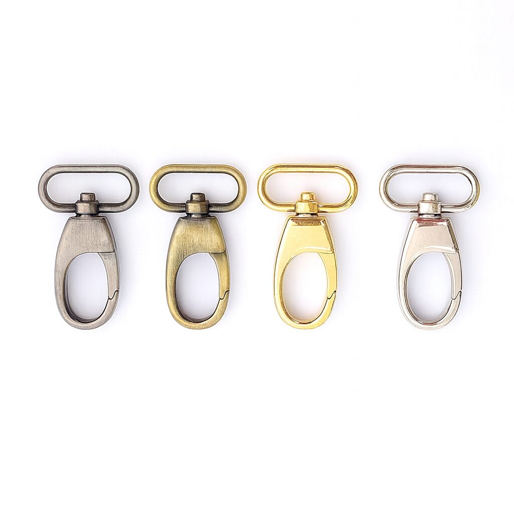 Y1313 ALL FINISHES 0.75″ | 19mm Push Gate Swivel Snap Hook #Y1313-10pk