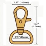 Y1326-20mm Illustrated Diagram-Avetco 0.78″ | 20mm Trigger Swivel Snap Hook #Y1326-10pk