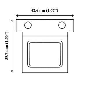 Y1699-illustrated diagram-Twist Handbag Lock Closure-Avetco Handbag Twist Lock Closure #Y1699