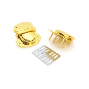 Y1714-Gold-Avetco Handbag Tuck Lock Closure #Y1714