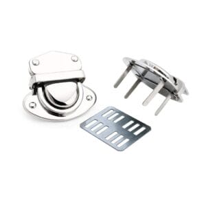Y1714-Nickel-Avetco Handbag Tuck Lock Closure #Y1714