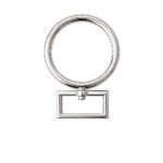Y1968-30mm Round Snap Swivel Hook Nickel Y1968 Round Snap Swivel Hook – 30mm (10pk)