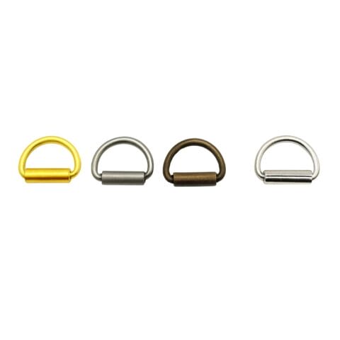 L7458 metal D-rings for garment accessories