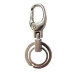 y1288-keyring-push-gate-swivel-snap-hook-nickel-avetco Y1288 Keyring with Push Gate Swivel Snap Hook – (10pk)