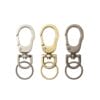 y1594-keyring-swivel-snap-hook-all-finishes-avetco Y1594 Push Gate Swivel Snap Hook with Key Ring – Nickel, Brushed Gunmetal, Antique Brass – 10 Pack