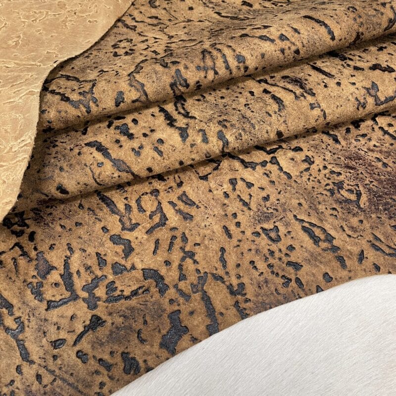 KP-200-1 Ember Rock Ember Rock embossed cow leather, tan side hide, 2/3 oz Stone Age Collection