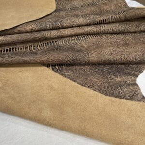 KP-200-4 Fossil Spine 4 4 Fossil Spine Embossed Cow Leather – 2/3 oz