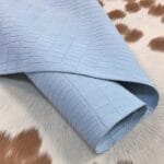 Klips-Winter Sky-Cow Leather Embossed-Avetco 2 Croco Belly Embossed Cow Nubuck Leather 3 oz