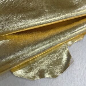 SL-110GOL- 2 Gold Lambskin 2 Metallic Lambskin Leather 2 oz 8-10 sq. ft.