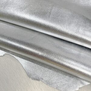 SL-110SILS Lambskin Metallic Lambskin Leather 2 oz 8-10 sq. ft.
