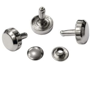 6200 Rivet-Nickel 6200 Double Cap Decorative Rivets – 12mm x 9.5mm