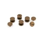 Antique brass Chicago screw post 10x6mm flat head hardware for belts and handbags Chicago Screw Post Flat Head | 10 X 6mm