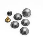 BR588DOME 15-175 AN 0.69″ | 17.5mm BR588, Brushed Dome Rivets- 50pk