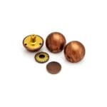 1.12″ | 28.5 mm Dome Rivets Brushed-BR588