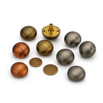 0.89" | 22.5mm BR588, Brushed Dome Rivets