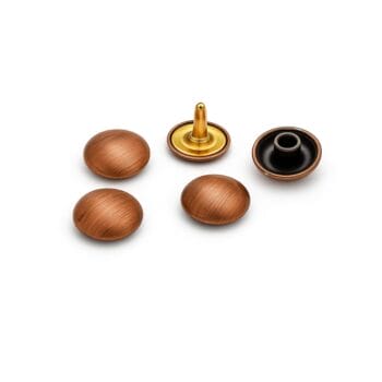 BR588DOME 48-78 AC 0.26″ | 6.5mm BR588, Brushed Dome Rivets-200pk – ANTIQUE COPPER
