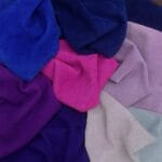 Premium Garment Pig Suede-Blues and Purples Premium Garment Pig Suede Leather 2 oz – Greens & Yellows