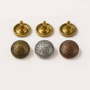R598-115mm-3 colors-Avetco 0.45″ | 11.5 mm R598, Decorative Dome Rivets -50pk
