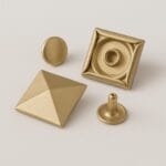 R630-Pyramid Rivet-20mm Satin Gold-Avetco 0.79″ | 20 mm Pyramid Double Side Rivets R630- 25PK