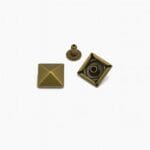 R630 ANTIQUE BRASS 0.54″ | 13.7 mm Pyramid Rivets R630- 50PK