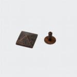 R630 Antique Copper Rust 0.54″ | 13.7 mm Pyramid Rivets R630- 50PK